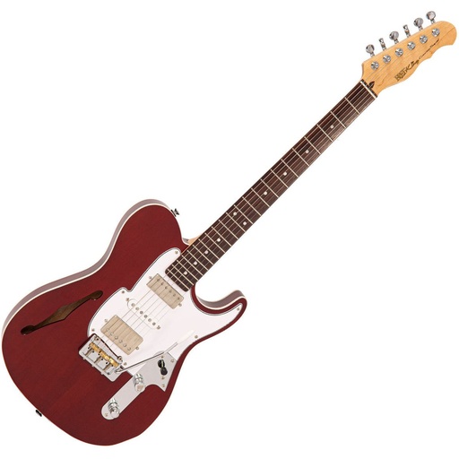 [FKV22TR] Fret-King Country Squire Semitone Deluxe - Thru Red