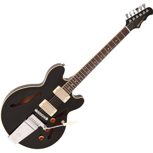 [FKV3CVBK] Fret-King Elise Custom w/ Vibrato - Gloss Black