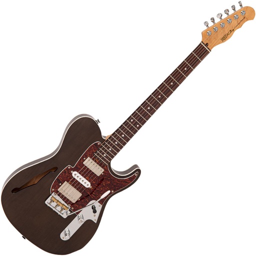 [FKV22TBK] Fret-King Country Squire Semitone Deluxe - Thru Black