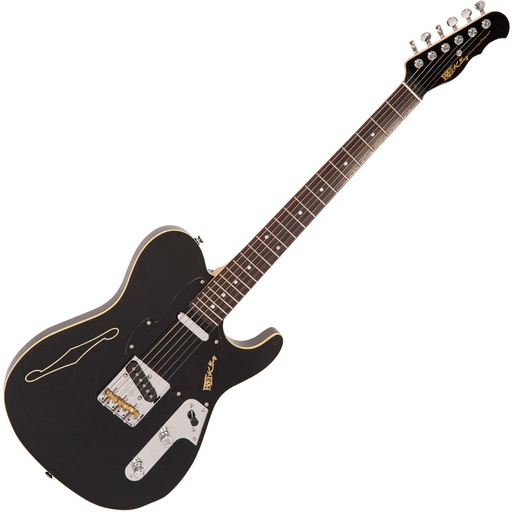 [FKV27SBK] Fret-King Country Squire Stealth - Gloss Black