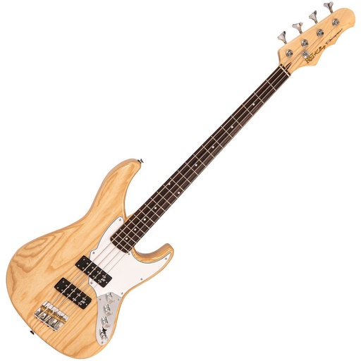 [FKV4CNA] Fret-King Perception Custom 4 String Bass - Natural Ash