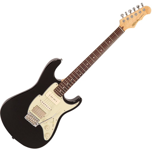 [FKV6CBK] Fret-King Corona Custom Guitar - Gloss Black
