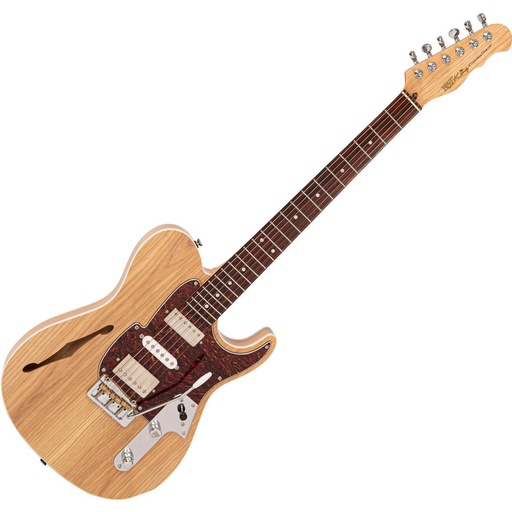 [FKV22NA] Fret-King Country Squire Semitone Deluxe - Natural Ash