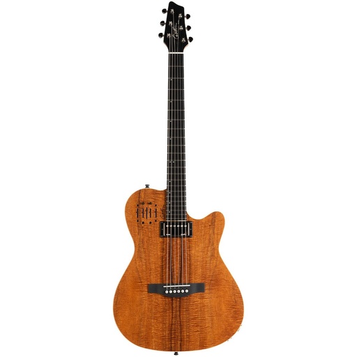 [GD038206] Godin A6 Ultra Electric Guitar - Extreme Koa HG Wbag