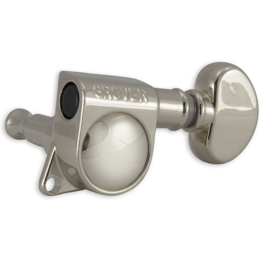 [305N6] Grover 6 In Line Mid Size Rotomatic Nickel