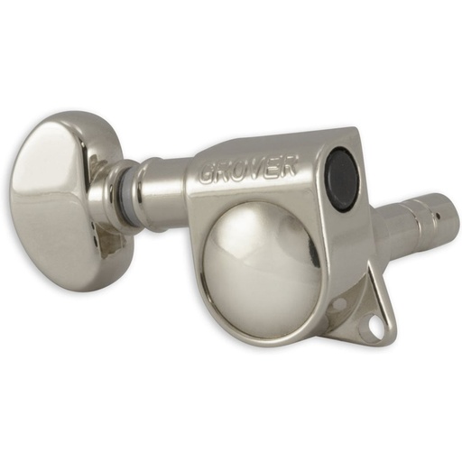 [406NL6] Grover 6 In Line Mini Locking Mheads Left Hand Nickel