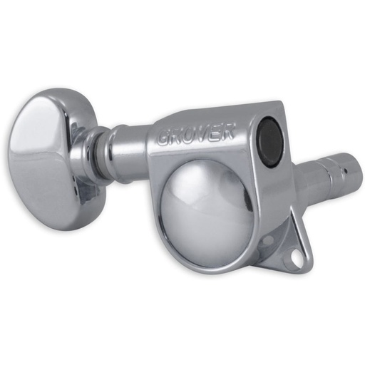 [406CL6] Grover 6 In Line Mini Locking Mheads Left Hand Chrome