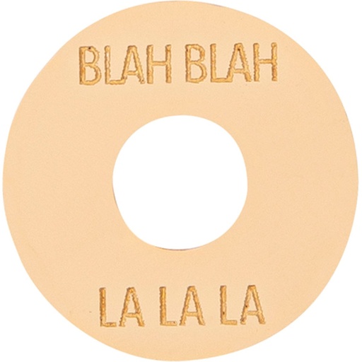 [JDC06] Joe Doe Poker Chip In Aged White - Blah - Lalala