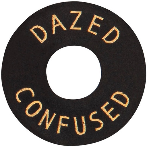 [JDC11] Joe Doe Poker Chip In Aged Black - Dazed - Confused