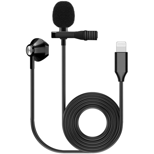 [KMIC09] Kinsman Lavalier Microphone w/ Earphone - Lightning Adaptor