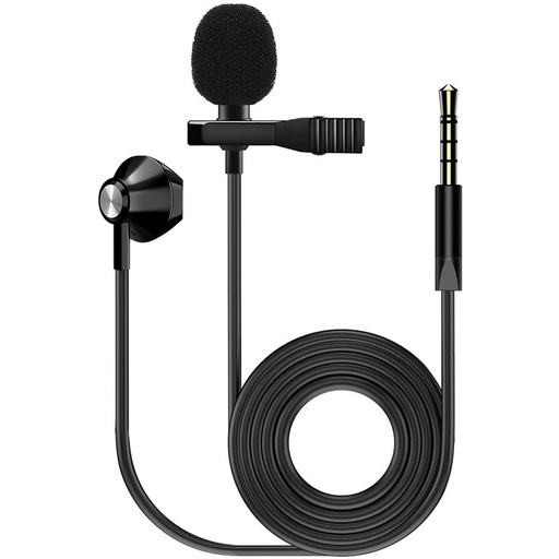 [KMIC05] Kinsman Lavalier Microphone w/ Earphone - 3.5mm TRRS Jack