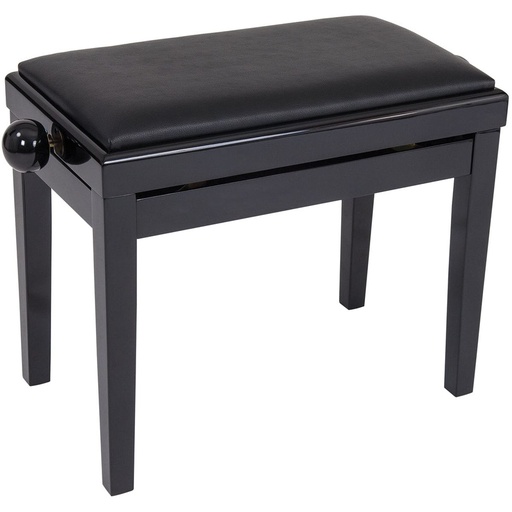 [KPB03BK] Kinsman Adjustable Piano Bench - Satin Black