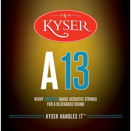 [KYKA4] Kyser Guitar Strings - Acoustic 13s Bluegrass Heavy 12 Gauge