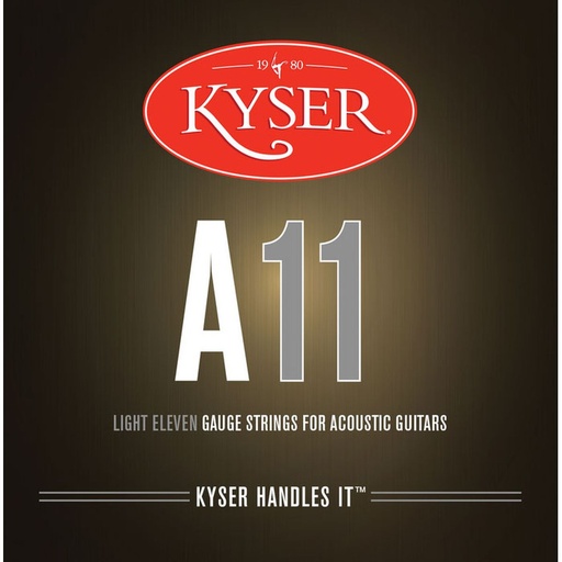 [KYKA2] Kyser Guitar Strings - Acoustic 11s Light 11 Gauge