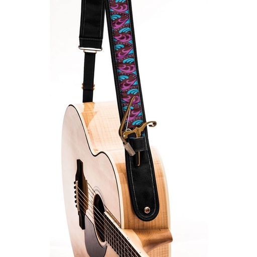 [KYKS1C] Kyser Guitar Strap - Winter K Black