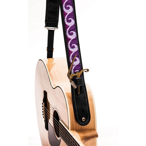 [KYKS3C] Kyser Guitar Strap - Sea Wave Black