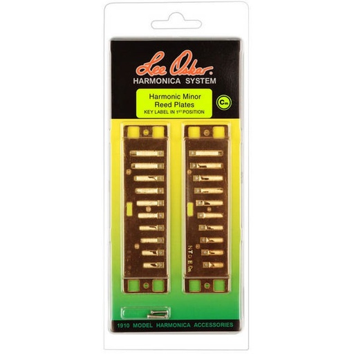 [EL1910HRPDF] Lee Oskar Reed Plate Harmonic Minor D-flat (Db)