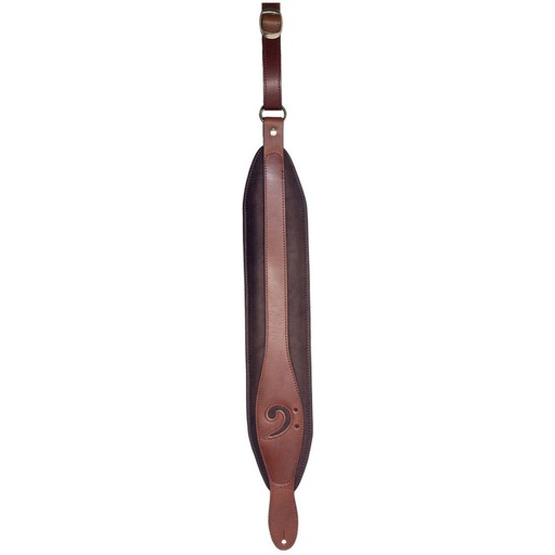 [LMEXCLEFBR] LM Products Bass Straps Xclef Brown 3.5 inch Latigo