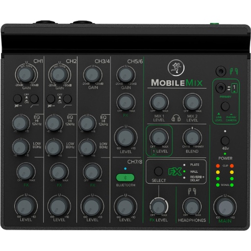[MA119546] Mackie 8-Channel USB-Powerable Mixer For A/V Production Live Sound &amp;amp; Streaming