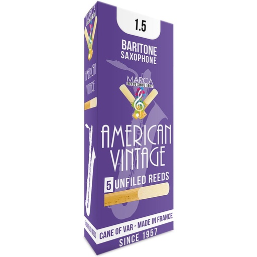 [MAV715] MARCA Reed Saxophone Baritone American Vintage 1.5 - PK Of 5
