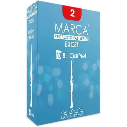 [MEX220] MARCA Reed Clarinet BB Excel 2 - PK Of 10