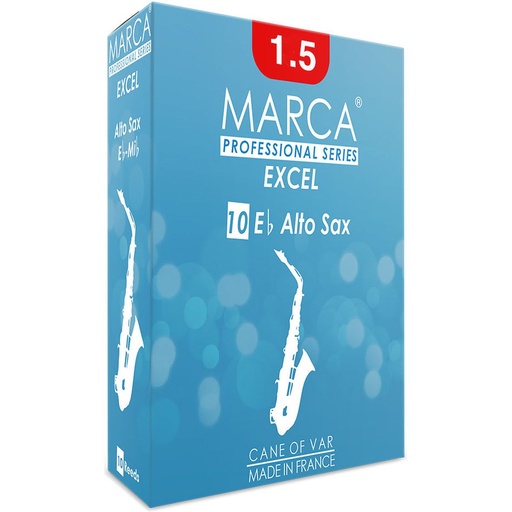 [MEX415] MARCA Reed Saxophone Alto Excel 1.5 - PK Of 10