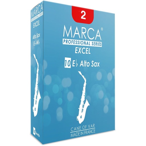 [MEX420] MARCA Reed Saxophone Alto Excel 2 - PK Of 10