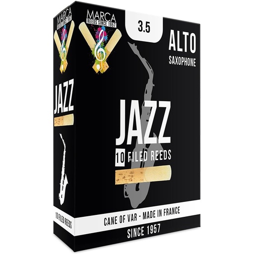 [MJZ435] MARCA Reed Saxophone Alto Jazz - Filed 3.5 - PK Of 10