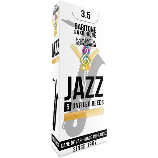 [MJZU735] MARCA Reed Saxophone Bartione Jazz - Unfiled 3.5 - PK Of 5