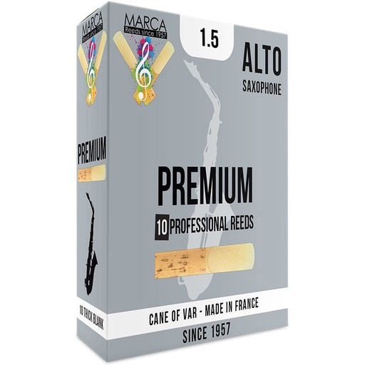 [MPR415] MARCA Reed Saxophone Alto Premium 1.5 - PK Of 10