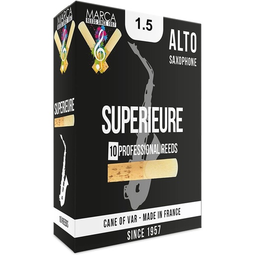 [MSP415] MARCA Reed Saxophone Alto Superieure 1.5 - PK Of 10
