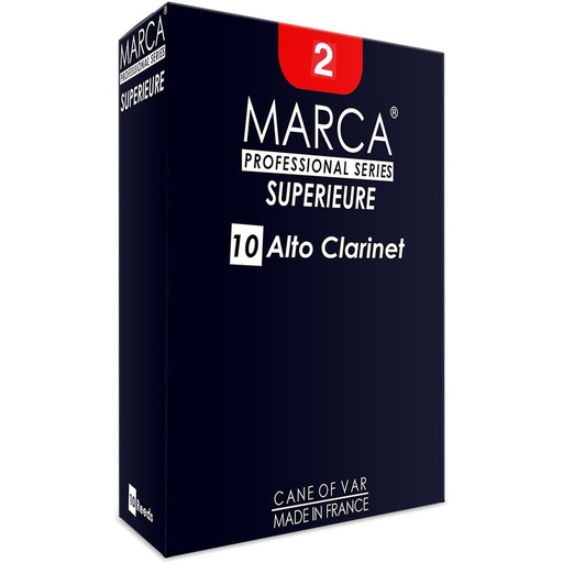 [MSPA20] MARCA Reed Clarinet Alto Superieure Cut 2 - PK Of 10