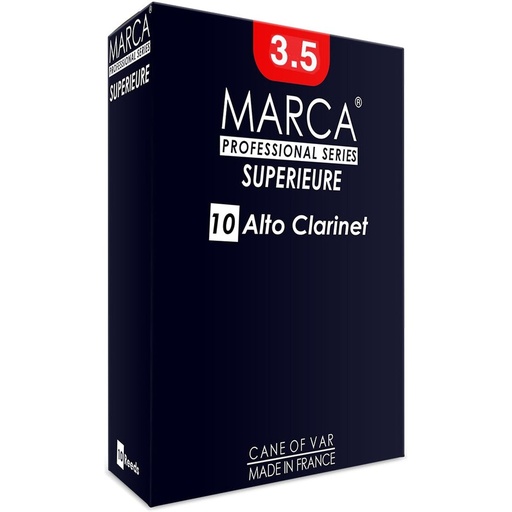 [MSPA35] MARCA Reed Clarinet Alto Superieure Cut 3.5 - PK Of 10