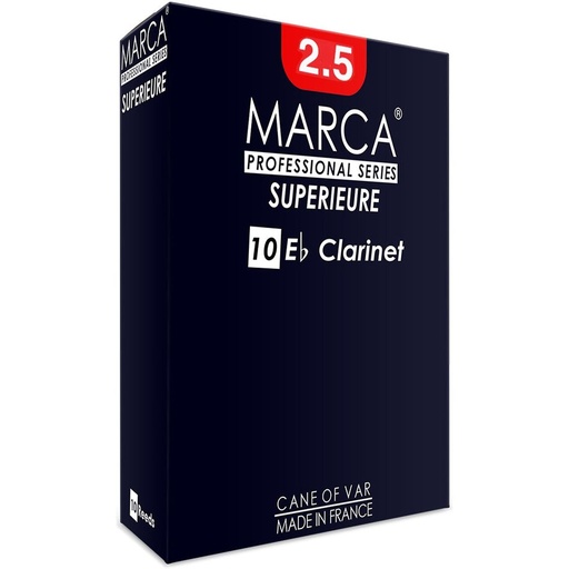[MSP125] MARCA Reed Clarinet MI Bemol Superieure 2.5 - PK Of 10