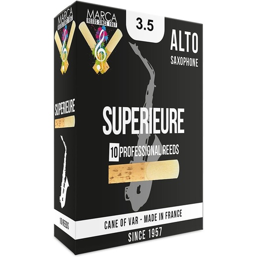 [MSP435] MARCA Reed Saxophone Alto Superieure 3.5 - PK Of 10