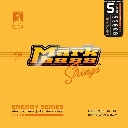[MB110132] Markbass Strings Energy Series Strings 5 - 040 060 080 100 120 - MB5ENSS40120LS
