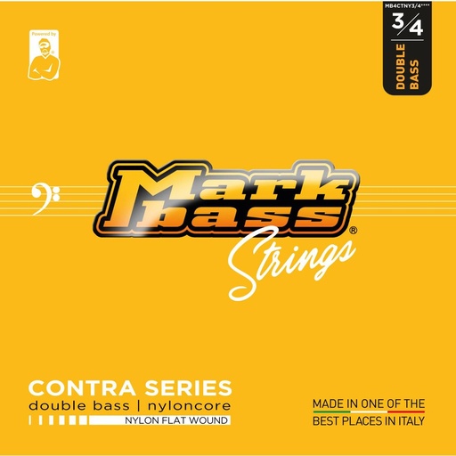 [MB110148] Markbass Strings Double Bass Nyloncore - Nylon Flat Wound 3/4 - MB4CTNY3/4