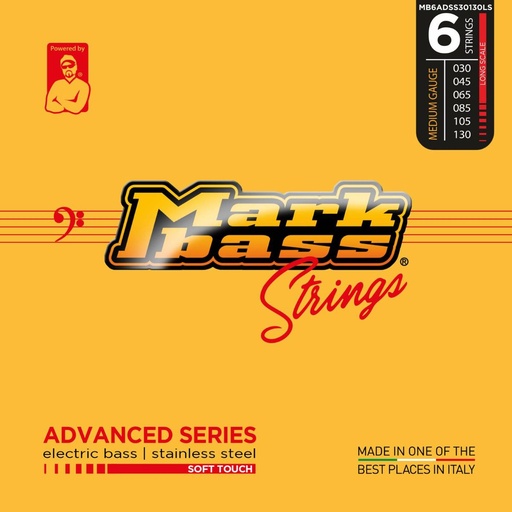 [MB110142] Markbass Strings Advncd Series Strings 5 030 045 065 085 105 130 MB6ADSS30130LS
