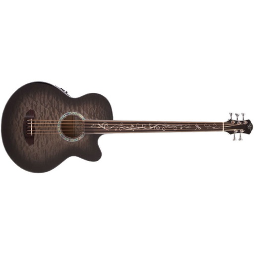 [MKD5FSBSFR] Michael Kelly Dragonfly Fretless 5 Smoke Burst
