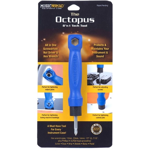 [MN109829] MusicNomad The Octopus 8 &amp;#039;N 1 Tech Tool - MN227