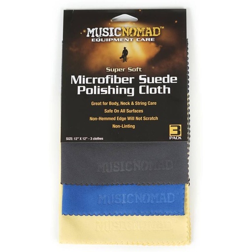 [MN109817] MusicNomad 3 Microfiber Suede Cloth Pak - MN203