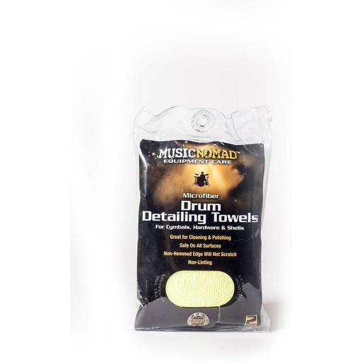 [MN109842] MusicNomad Microfiber Drum Detailer Towels - MN210