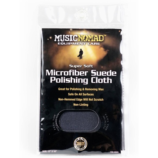 [MN109815] MusicNomad Microfiber Suede Polishing Cloth - MN201