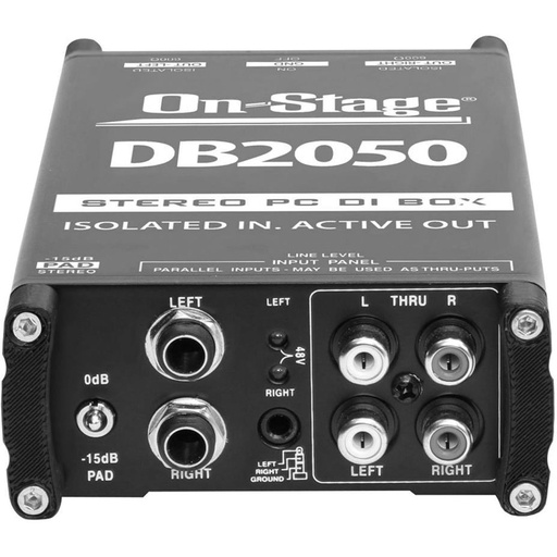 [DB2050] OnStage Stereo Multi Media Active DI Box