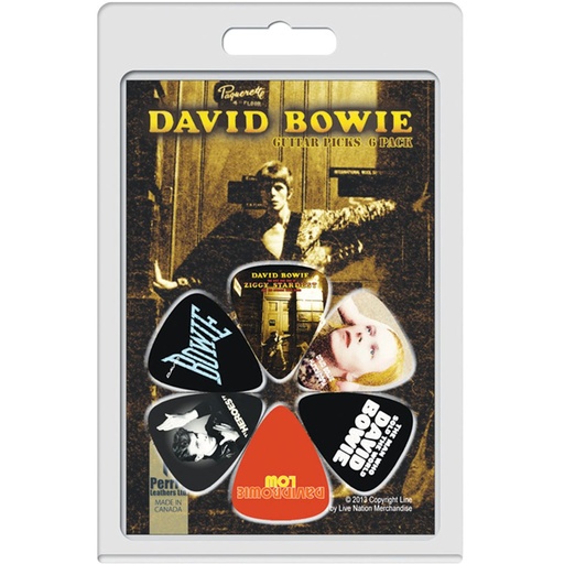 [LP-DB1] Perris 6 Pack David Bowie Covers Picks DB1
