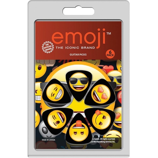 [LP-EMO1] Perris 6 Pack Emoji Picks EMO1