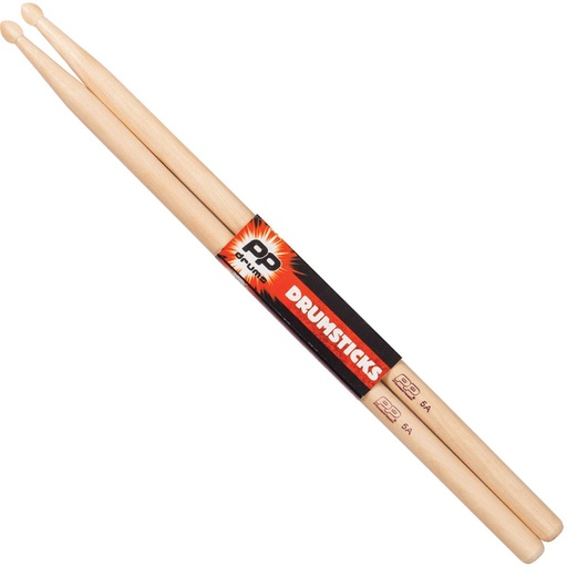 [5A-12] PP 5A Wood Tip Drumsticks-Pack 12