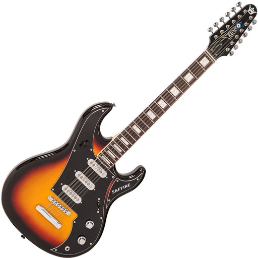 [SAP12SB] Rapier Saffire 12 Electric Guitar - 3 Tone Sunburst