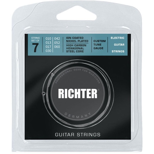 [RI117462] Richter Electric Guitar Strings 7 String 010 - 060