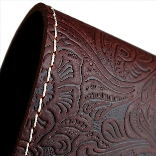 [RI117559] Richter Luxury Guitar Strap Floral Brown